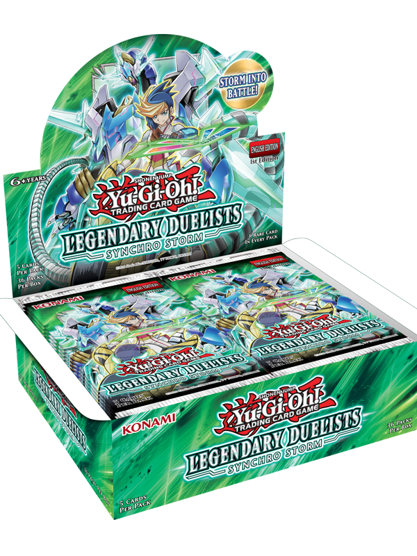 Legendary Duelists Synchro Storm Booster Display