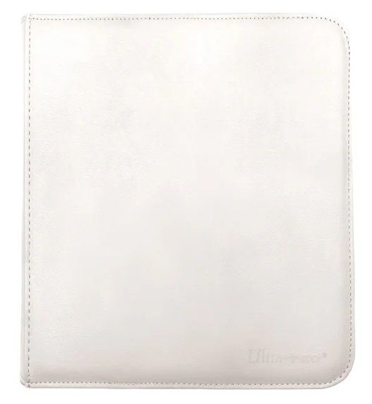12-pocket Zippered Pro-binder- White