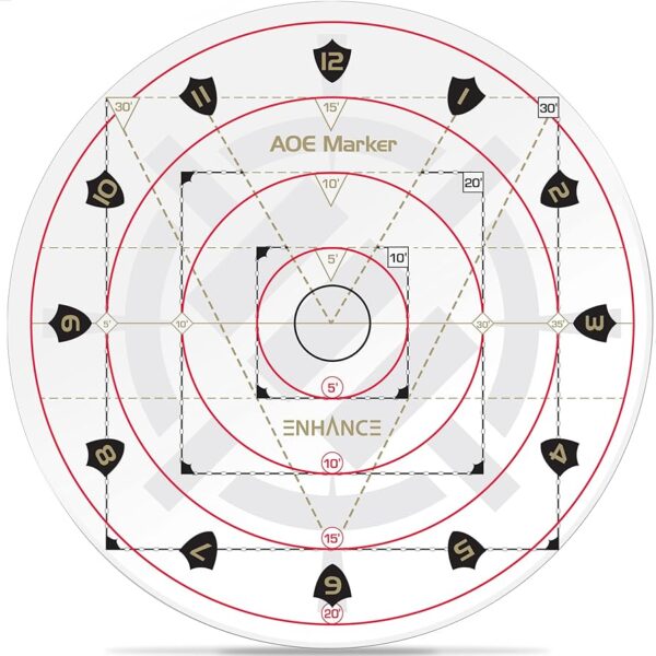30ft Spell Area Of Effect Damage Marker