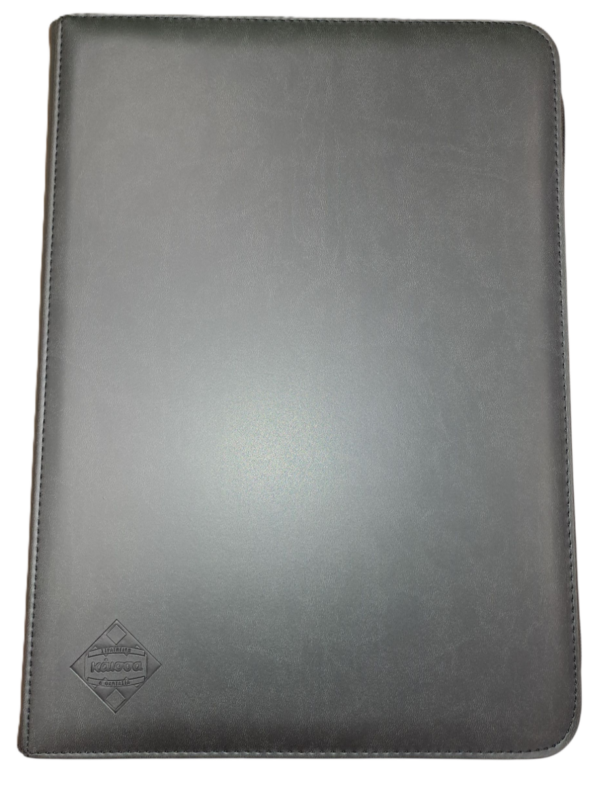 9-Pkt Premium Zippered Binder Black