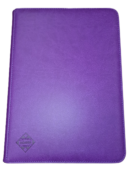 9-Pkt Premium Zippered Binder Purple