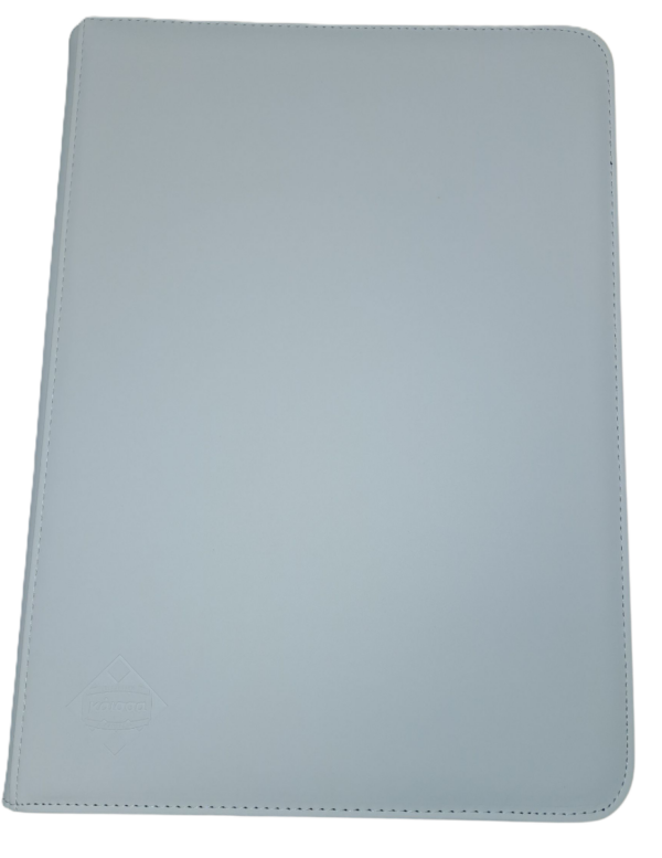 9-Pkt Premium Zippered Binder White