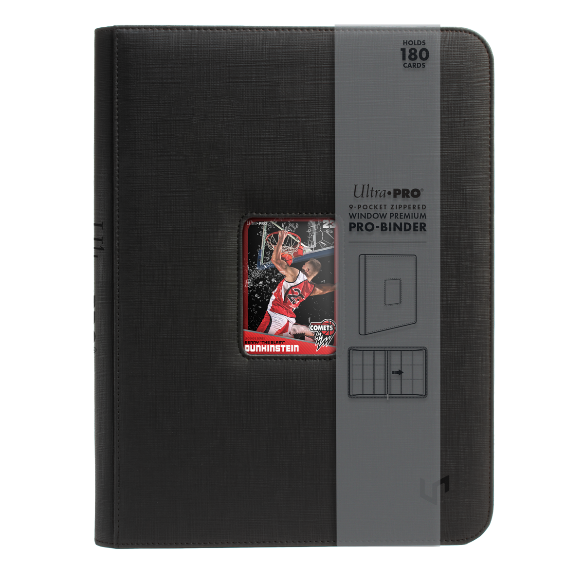 9-Pkt Zippered Window Premium PRO-Binder