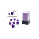 Borealis Luminary Royal Purple/Gold Mini Polyhedral 7-Die Set