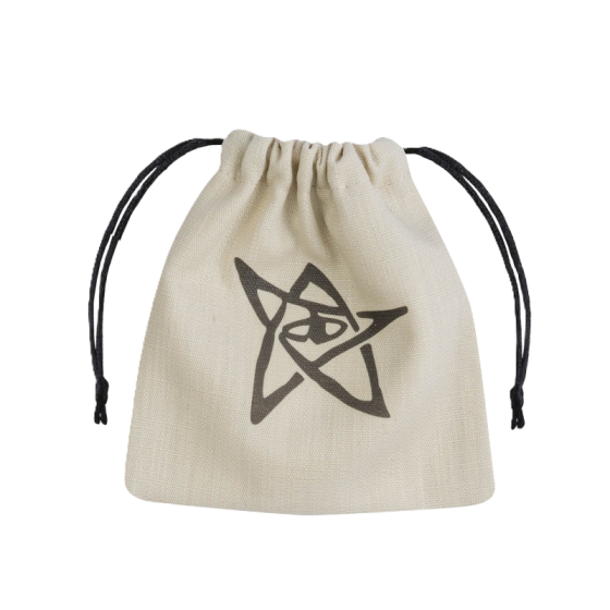 Call of Cthulhu Dice Bag: Beige & Black