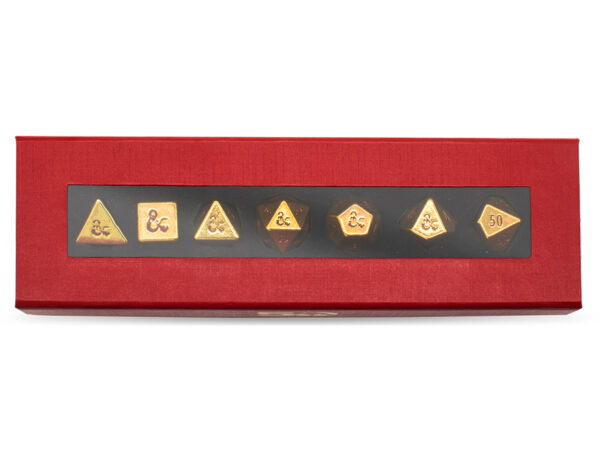 D&D 50th Anniversary 7RPG Heavy Metal Dice