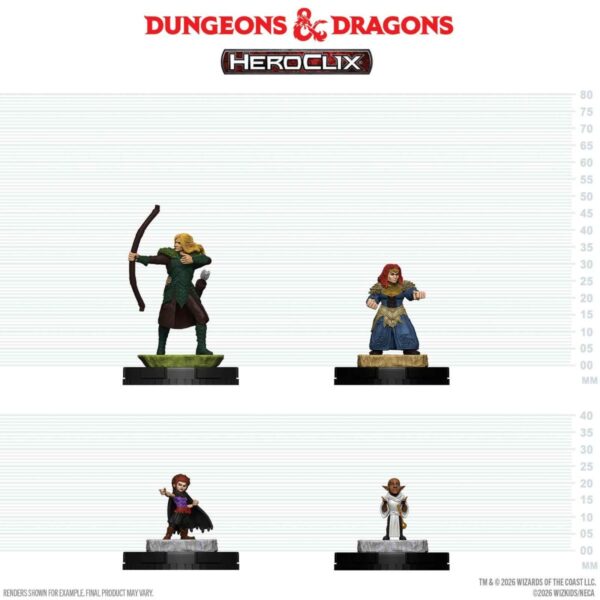 D&D HeroClix 400: Adventuring Party 1