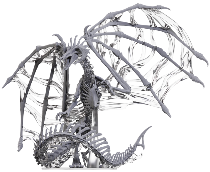 D&D Nolzur's Mini: Black Dracolich