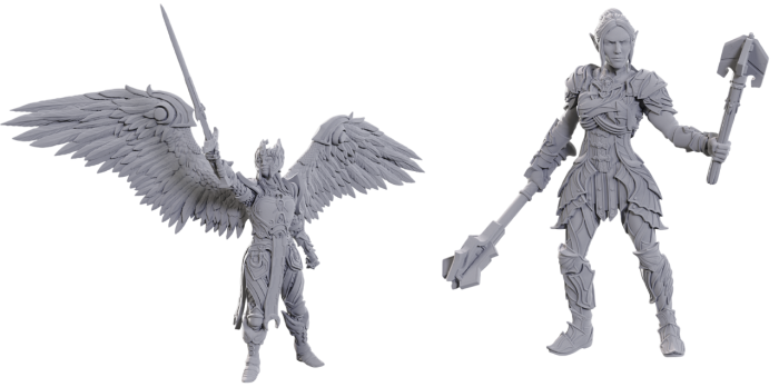 D&D Nolzur's Mini: Dame Aylin & Minthara