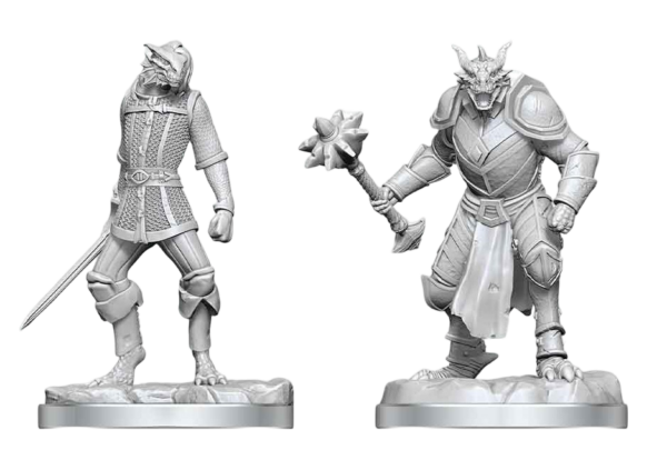 D&D Nolzur's Mini: Dragonborn Paladin & Dragonborn Squire
