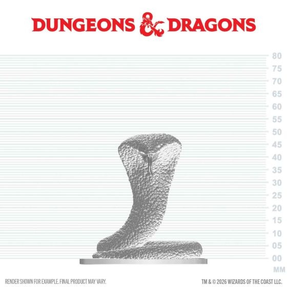 D&D Nolzur's Mini: Polar Serpent