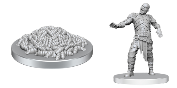 D&D Nolzur's Mini: Swarm of Rot Grubs & Rot Grub Victim