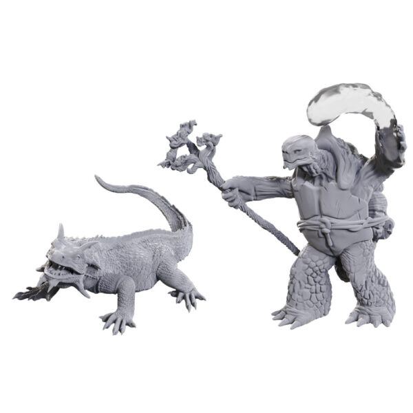 D&D Nolzur's Mini: Tortle Druid & Wild Shape Giant Lizard