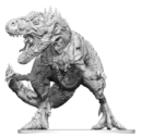 D&D Nolzur's Mini: Tyrannosaurus Zombie