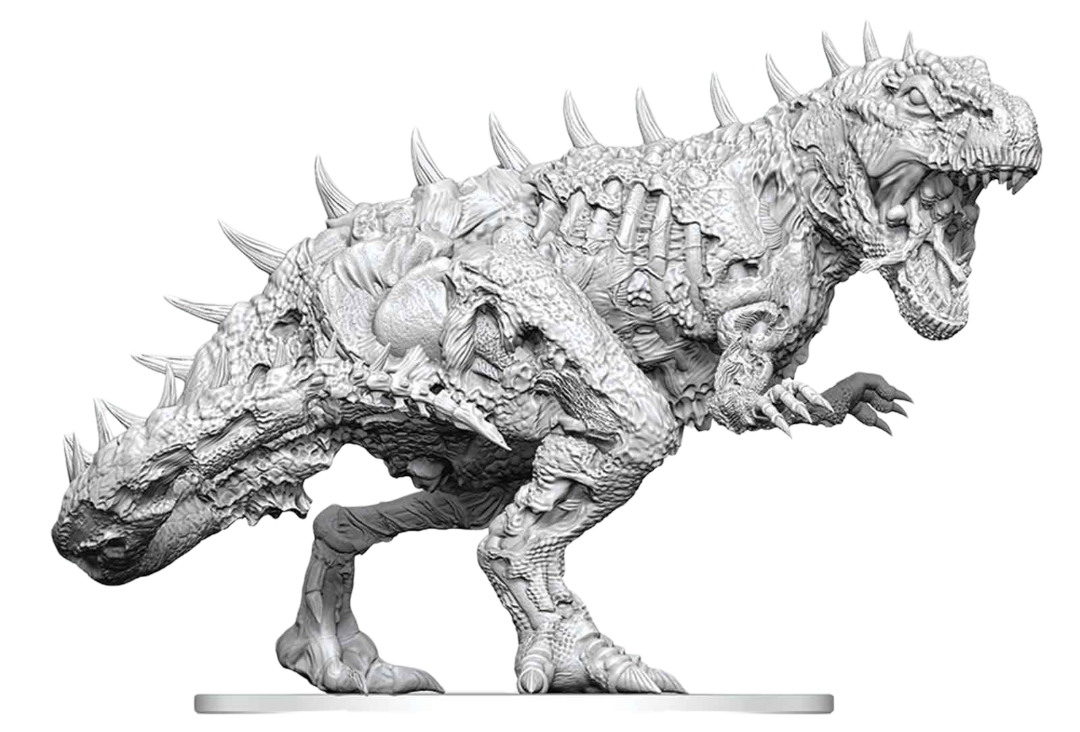 D&D Nolzur's Mini: Tyrannosaurus Zombie