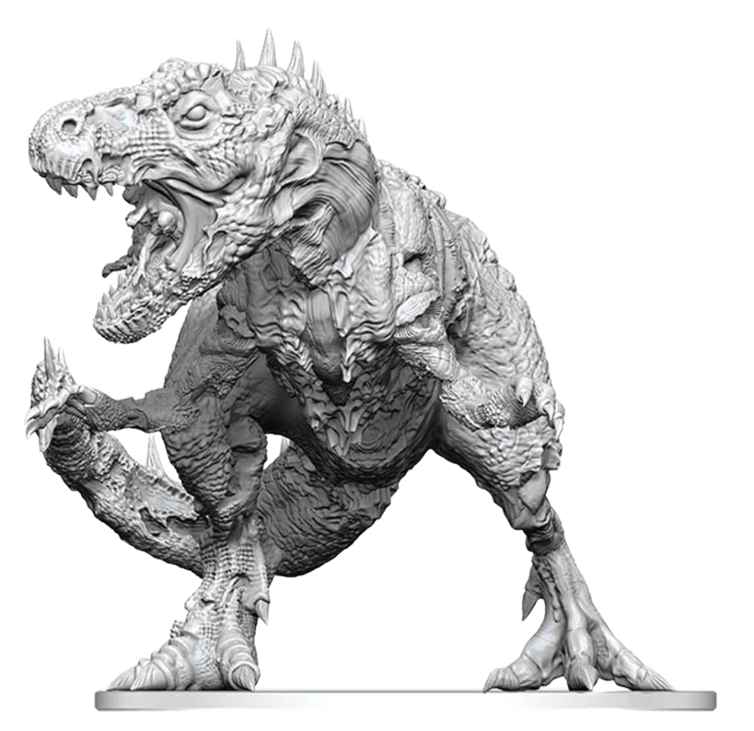 D&D Nolzur's Mini: Tyrannosaurus Zombie