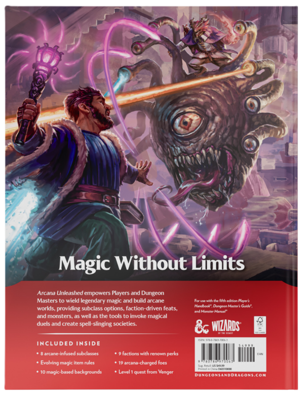 DD5 Arcana Unleashed