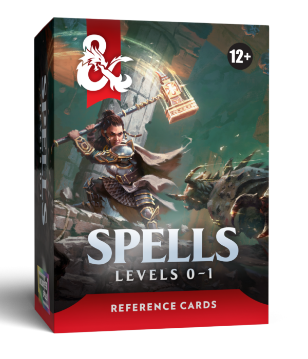 DD5 Reference Cards - Spells (Levels 0-1)