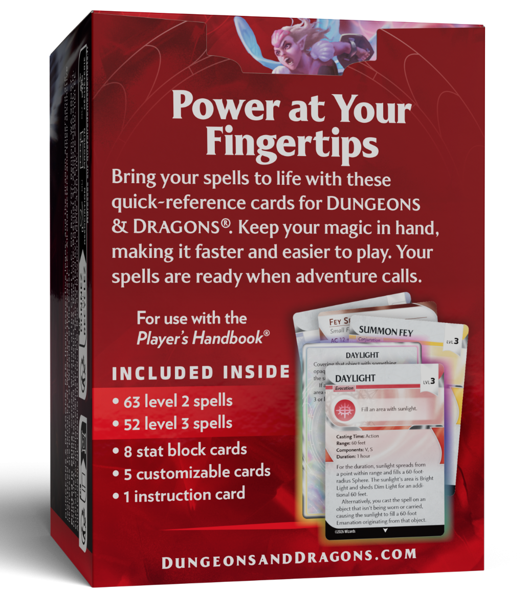 DD5 Reference Cards - Spells (Levels 2-3)