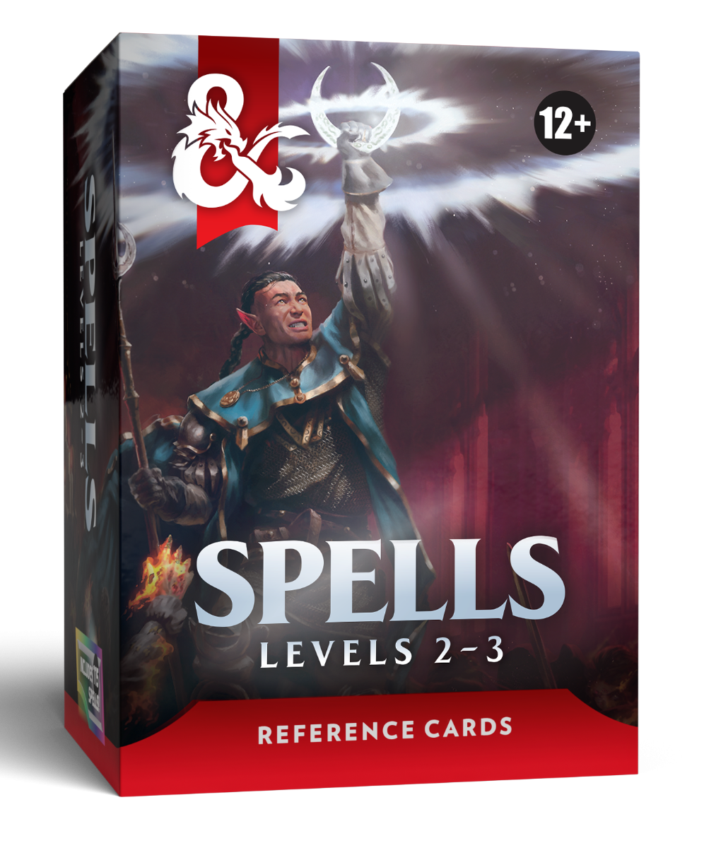 DD5 Reference Cards - Spells (Levels 2-3)