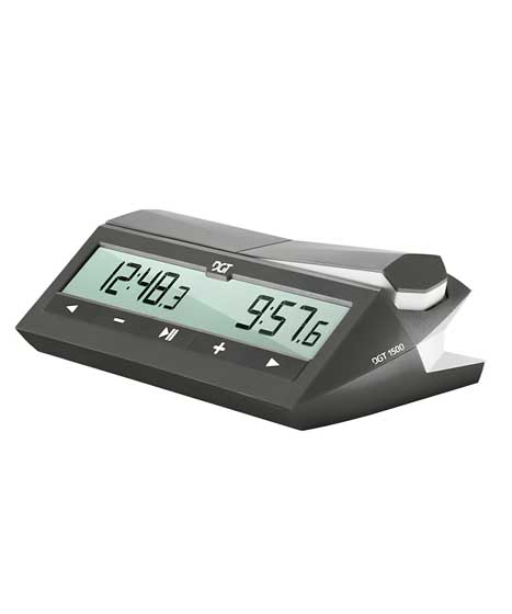 DGT 1500 Grey Check Clock