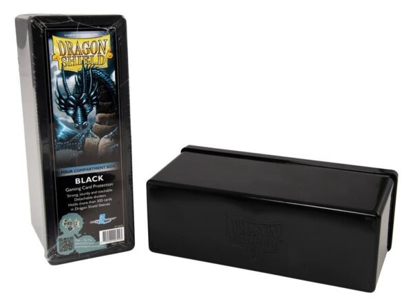 Dragon Shield Black 4-Compartment Box