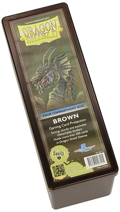 Dragon Shield Brown 4-Compartment Box