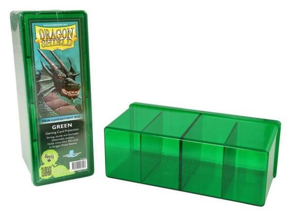 Dragon Shield Green 4-Compartment Box