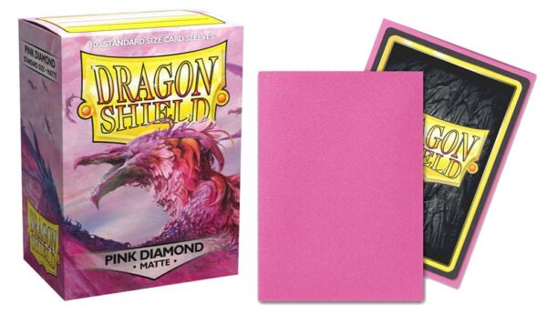 Dragon Shield Matte Pink Diamond Sleeves 100ct