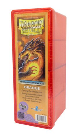 Dragon Shield Orange 4-Compartment Box