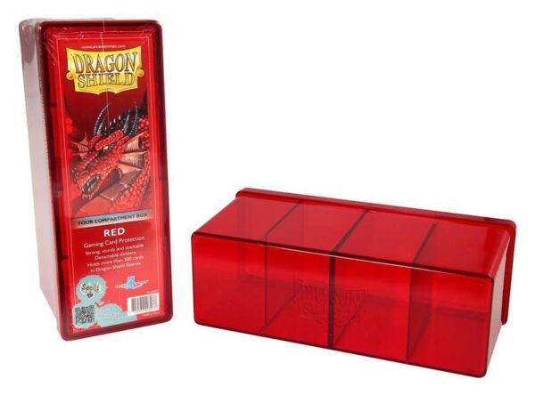 Dragon Shield Red 4-Compartment Box