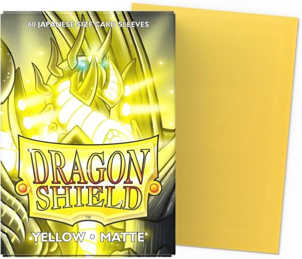 Dragon Shield Yellow Japan Matte 60ct