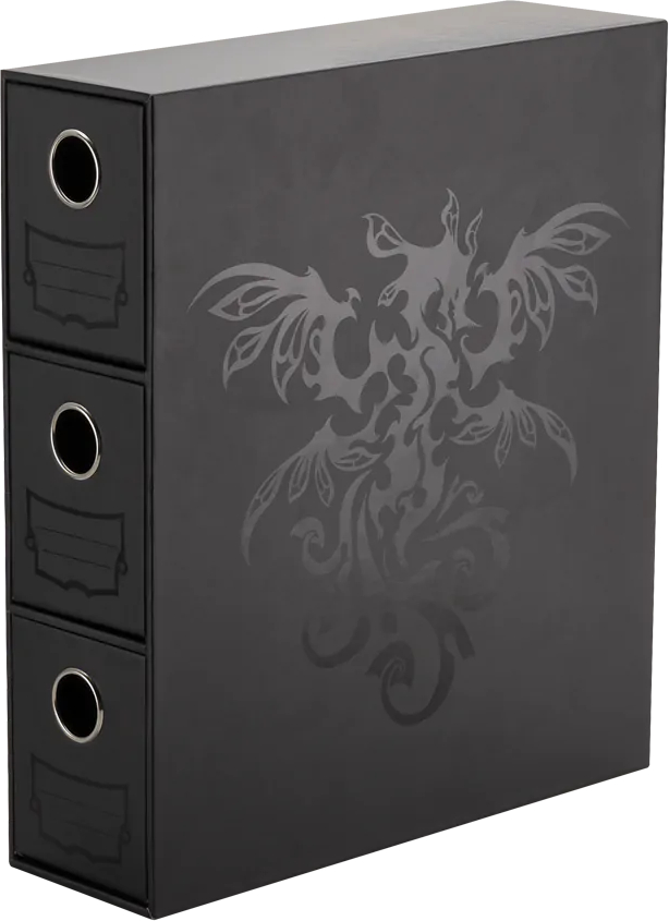 DS Fortress 3-Card Drawers Black