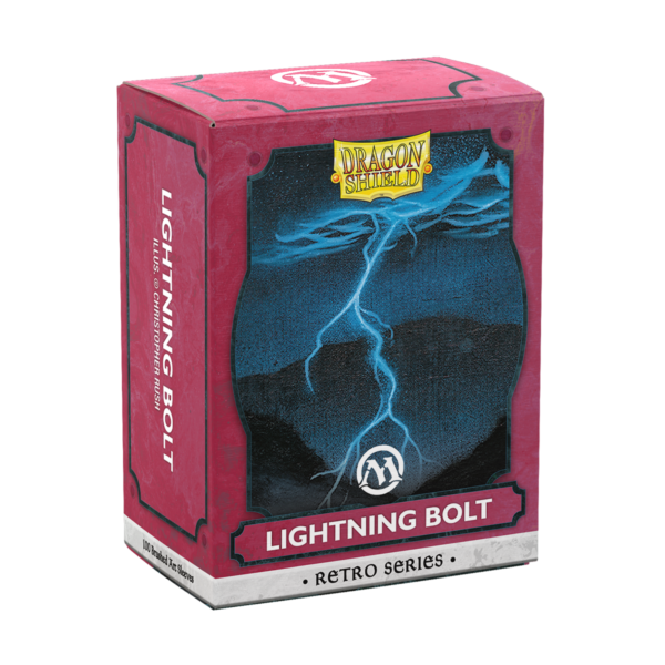 DS Matte Brushed Art Retro: Lightning Bolt Sleeves 100ct