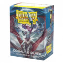 DS Matte Dual Cobalt/Silver Sleeves 100ct