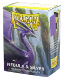 DS Matte Dual Nebula & Silver Sleeves 100ct