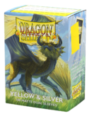 DS Matte Dual Yellow & Silver Sleeves 100ct