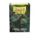 DS Matte Forest Green Sleeves 100ct