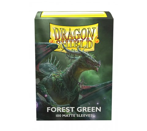 DS Matte Forest Green Sleeves 100ct