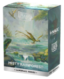 DS MTG Matte Dual Art Misty Rainforest Sleeves 100ct