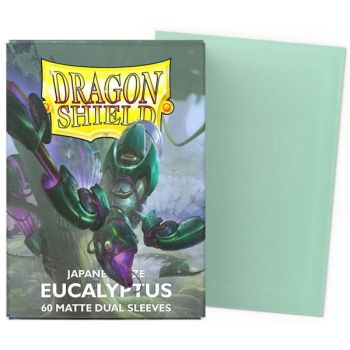 DS Small Matte Dual Eucalyptus Sleeves 60ct