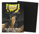 DS Standard Matte Dual Black & Gold Sleeves 100ct
