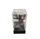 Dual Purple-Black/Gold Polyhedral 7-Die Set