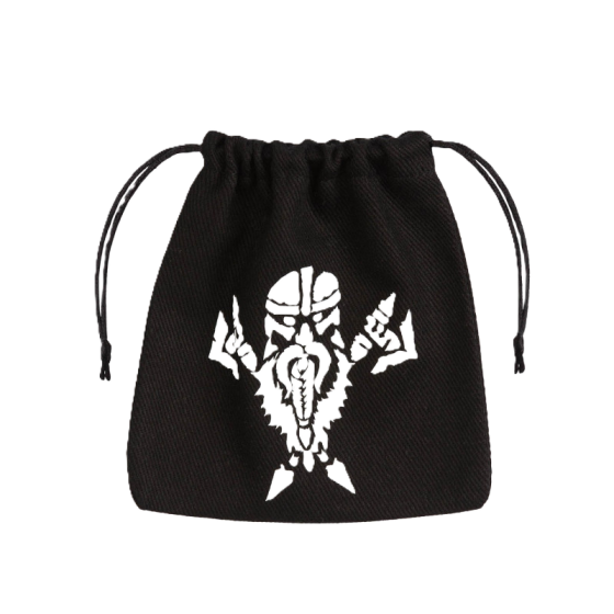 Dwarven Dice Bag: Black & White