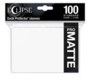 Eclipse Arctic white Matte Deck Protector 100ct