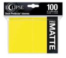 Eclipse: Matte Lemon Yellow Deck Protectors