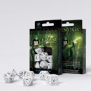 Elvish Dice Set: White & Black