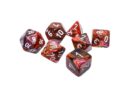 Festive Symphony/white Polyhedral 7-Dice Set