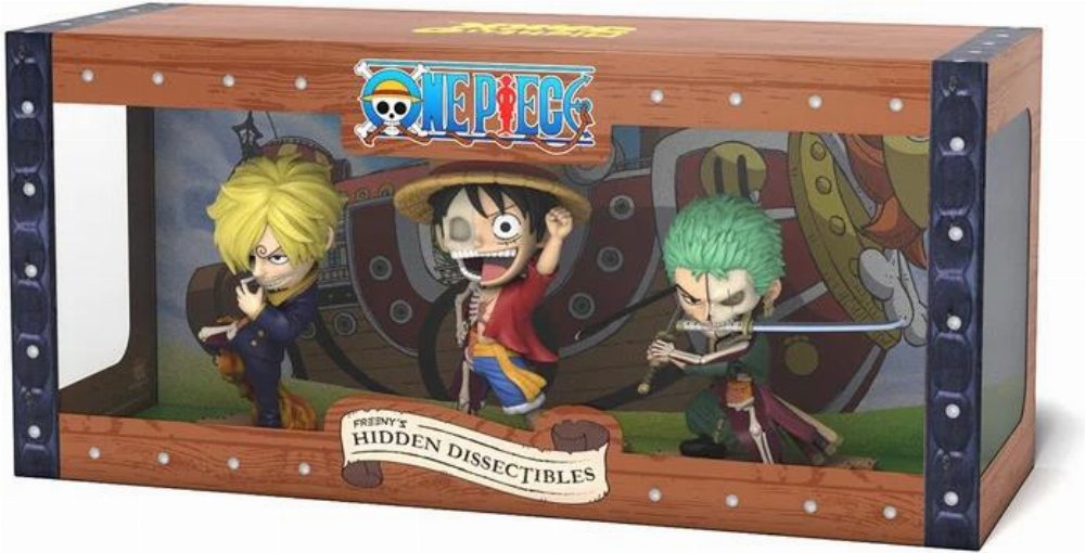 Freeny's Hidden Dissectibles: One Piece Luffy, Zoro and Sanji
