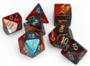 Gemini - Red/ Teal/ Gold
